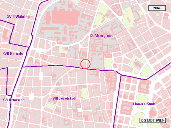 Map of Vienna