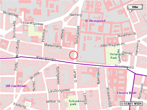 Map of Vienna